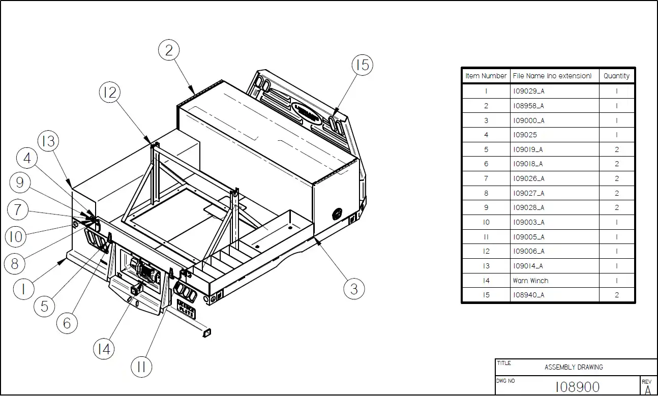 Customized Pick-Up Truck Bed Design & Manufacturing Documentation - Project Image 4