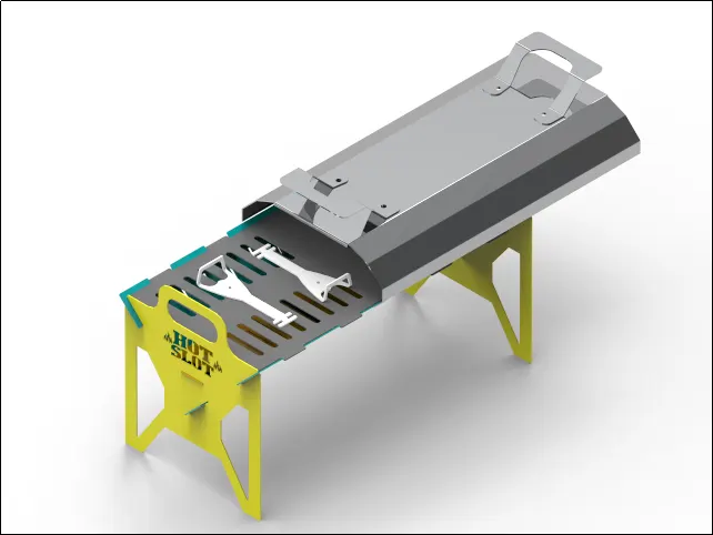 Tab and Slot Grill Stove Design & Manufacturing Documentation - Project Image 1